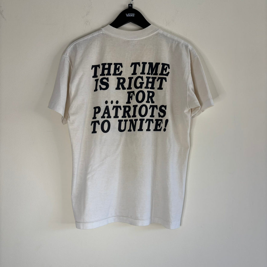 Belton vintage graphic t-shirt off-white with black and grey crossed rifles design