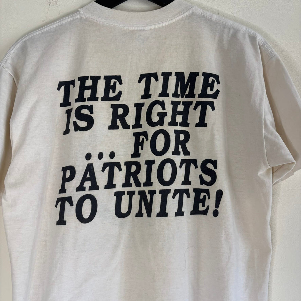 Belton vintage graphic t-shirt off-white with black and grey crossed rifles design
